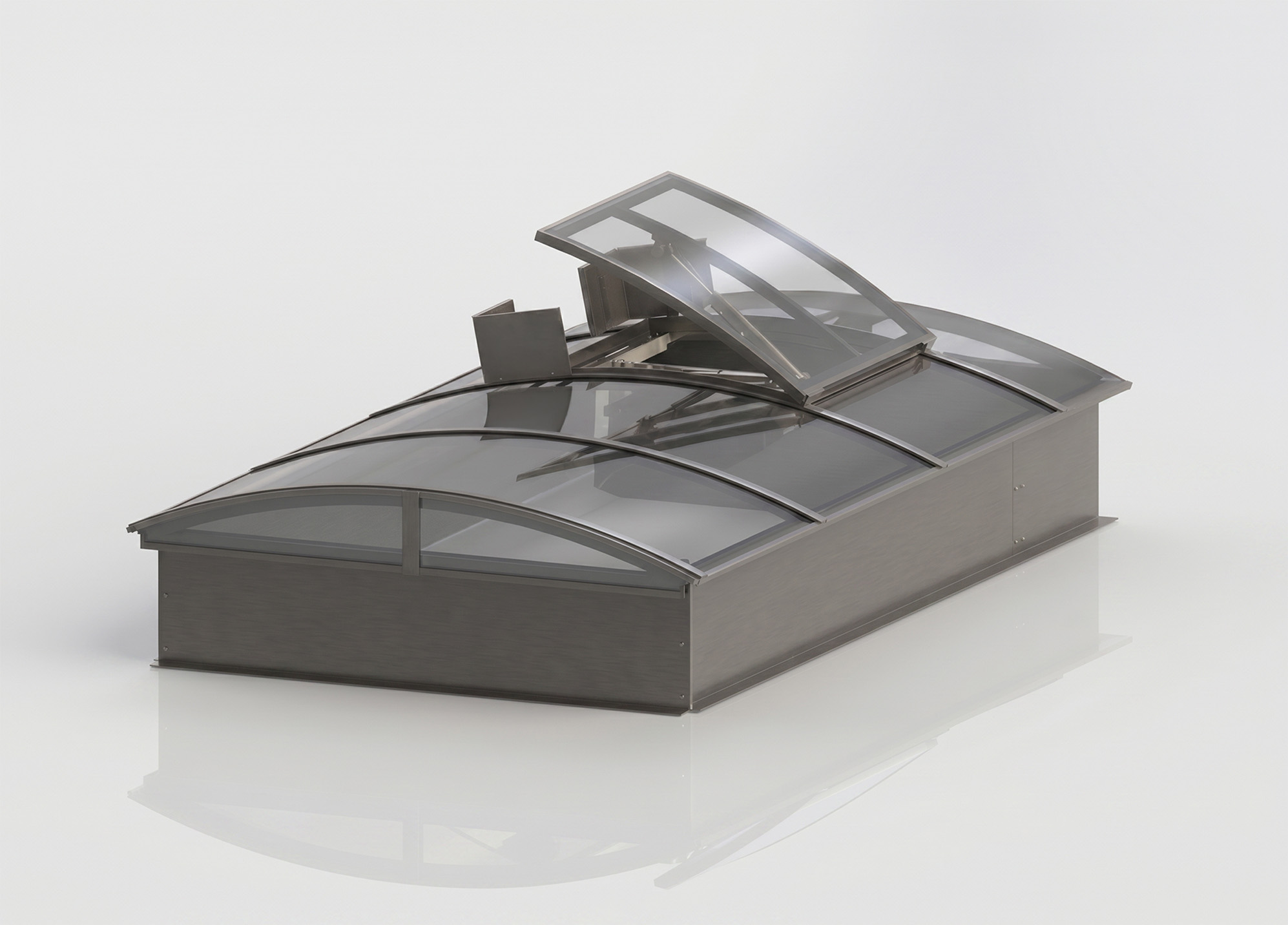 Arched Continuous Rooflights: 0.8 to 6 m Wide - AWAK