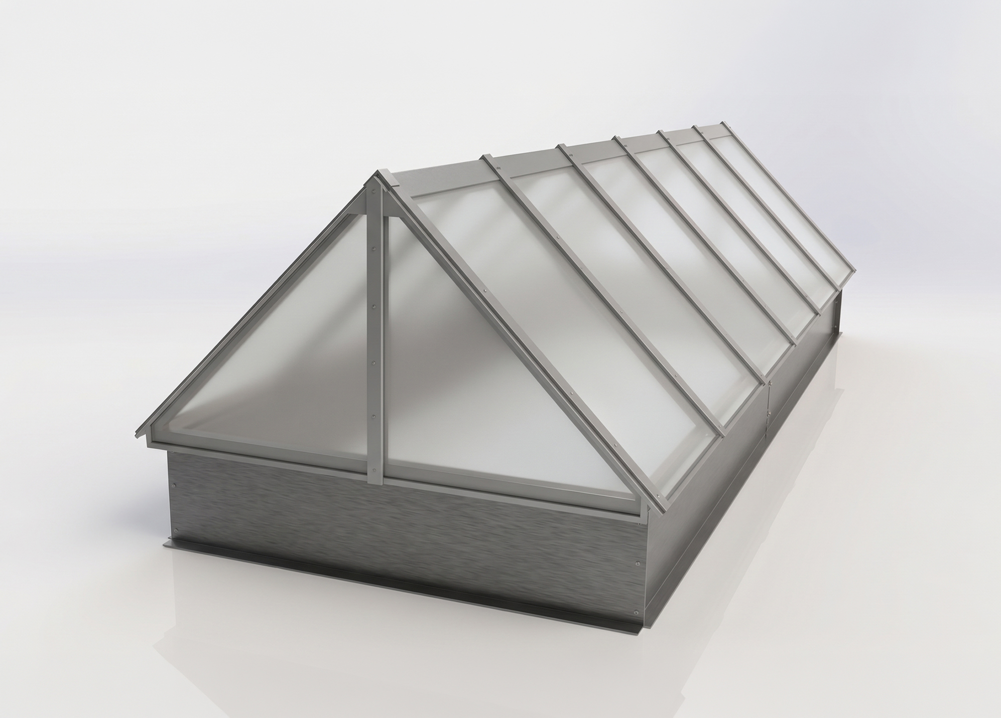 Triangular Continuous Rooflights: 0.8 to 4.5 m - AWAK