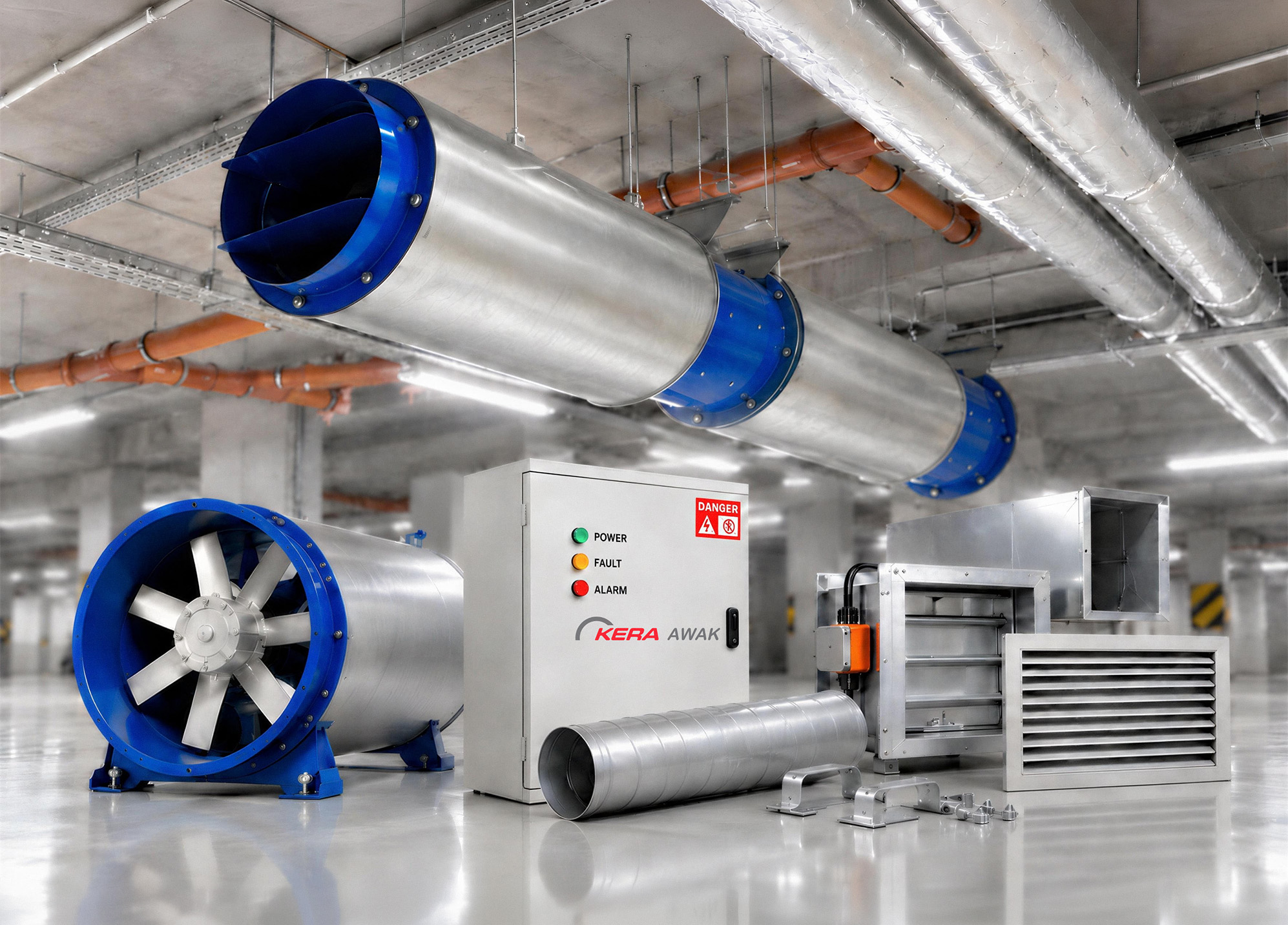 Car Park Ventilation Systems: Enclosed Decks - AWAK